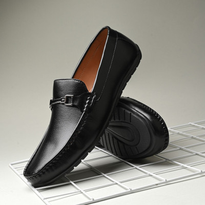 GWALK Loafers For Mens Casual shoes for mens Party wear shoes for mens Loafers For Men(Black , 6)