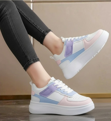 Shozie Stylish Walking Partywear Sneakers Casual Shoes Sneakers For Women(Multicolor , 4)
