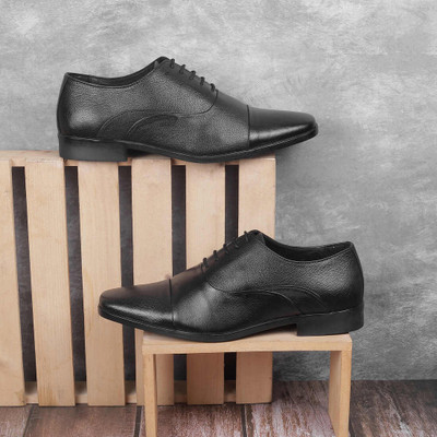 METRO 19-449 Oxford For Men(Black , 6)