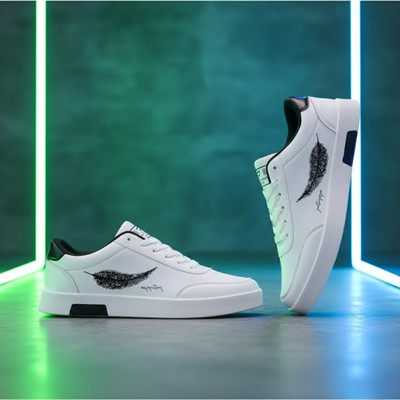 jootiyapa Premium Trending Best Selling Comfortable & affordable Gen Z shoes For Men Sneakers For Men(White , 8)