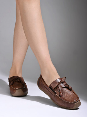 Stylestry Loafers For Women(Brown , 3)
