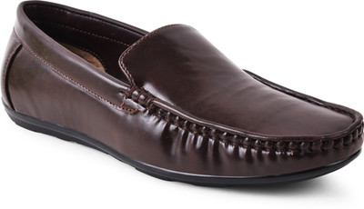 Paragon Loafers |Durable , Comfortable Formal Shoes|Office Wear Loafers For Men(Brown , 9)