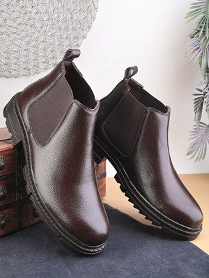 KILLER Brown Casual Boots For Men Boots For Men(Brown , 7)
