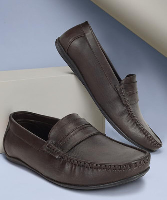Paragon K11238G Loafers |Soft Cushioned Footbed|Corporate Formal Shoes For Men Loafers For Men(Brown , 8)