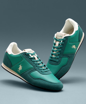 U.S. POLO ASSN. Sneakers For Men(Green , 10)