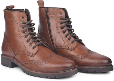 Feet First Feet First Leather Boots 9505 Boots For Men(Tan)