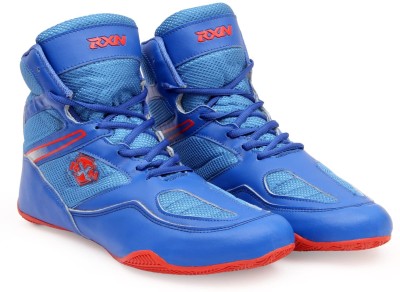 RXN Boxing & Wrestling Shoes For Men(Blue , 10)