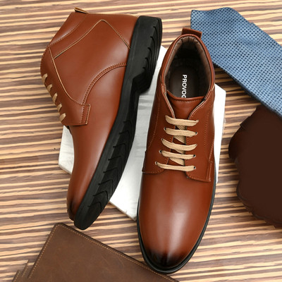 PROVOGUE Boots For Men(Tan , 8)