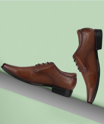 RED CHIEF Lace Up For Men(Tan , 10)