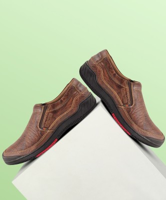BUCKAROO BRENT Genuine Leather Corporate Casuals For Men(Tan)