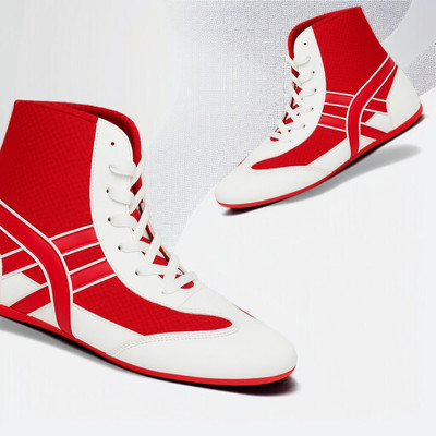 DAGUR INDUSTRIES Multi-Use Wrestling/Boxing Lightweight Non-Slip Sports Footwear Wrestling Shoes For Men(Red , 10)