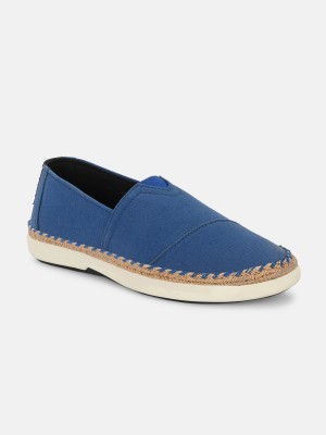 SHENCES Shences mens canvas espadrilles Espadrilles For Men(Blue , 10)