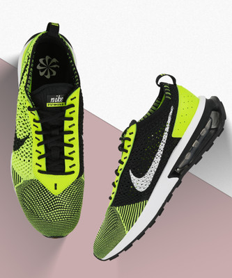 NIKE AIR MAX FLYKNIT RACER Running Shoes For Men(Green , 8)