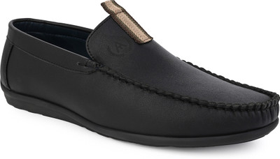 ALBERTO TORRESI Volvo Series 369 Light Weight Anti Skid Loafers For Men(Black , 9)