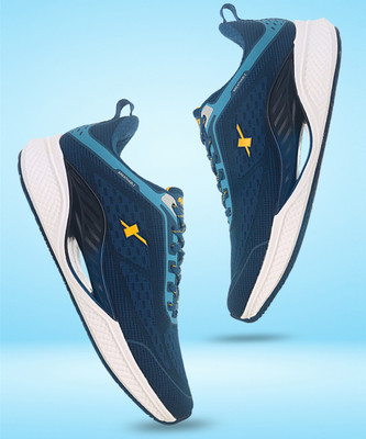 Sparx SM 830 Running Shoes For Men(Blue, Yellow , 6)