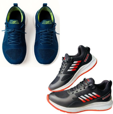 Plama Casuals For Men(Navy, Black , 7)