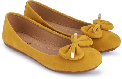 SKOLL Causal Dailywear Bellies For Women(Yellow , 4)