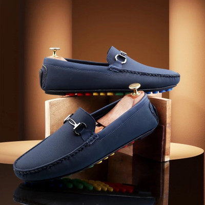 PROVOGUE Stylish & Partywear Casual Loafers For Men(Blue , 10)