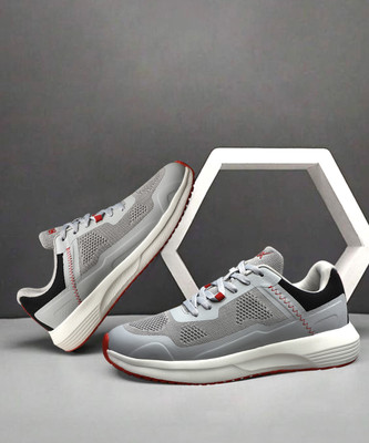 HRX by Hrithik Roshan Velocity Running Shoes For Men(Grey , 10)