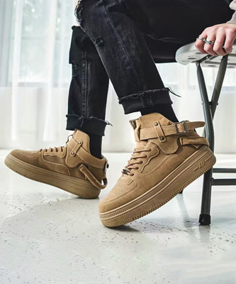 Robbie jones Casual Sneakers For Men(Brown , 8)