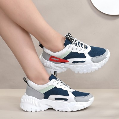 Layasa Stylish Casual Sports Shoe Sneakers For Women(White)