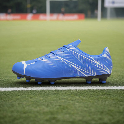 PUMA ATTACANTO FG/AG Football Shoes For Men(Blue , 8)