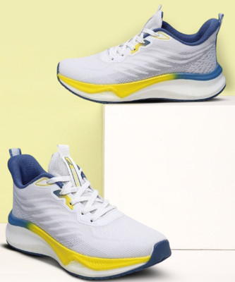 action Running Shoes For Men(White , 9)