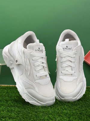Rowlans comfortable,durable,sport shoe,snerakers,walking & gym Sneakers For Women(White , 6)