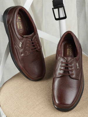 action Dotcom DC 14645 Classic Comfortable Stylish Formal Lace Up Derby Lace Up For Men(Brown , 10)
