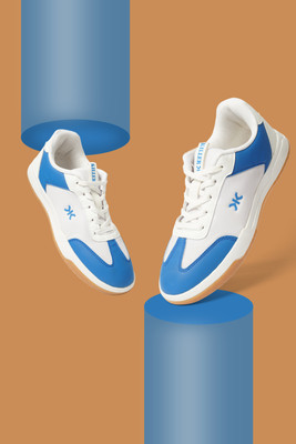 KILLER Norly Sneakers for Mens, Black Sneakers For Men, Outdoor Shoes For Men Canvas Shoes For Men(Blue, White , 10)