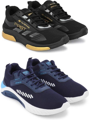 ANGO TY-FIRST BLACK_TOOFAN BLUE Outdoors For Men(Black , 10)