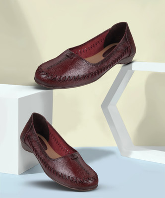 MOCHI Bellies For Women(Maroon , 4)