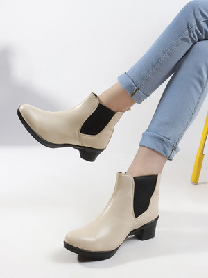 THE ALL WAY Boots For Women(Natural , 8)