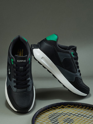 CAMPUS OG-33 | Cloud-Like Comt & Lightweight | Corporate Casual& College s Sneakers For Men(Black , 9)