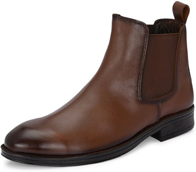 SeeandWear SeeandWear Leather Chelsea Boots For Men(Brown , 8)