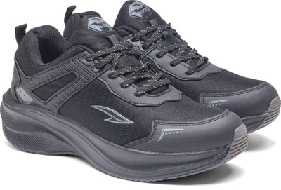 asian Boss-25 Men’s Running & Walking Shoes | Lightweight, Durable & Stylish Design For Men(Black , 10)