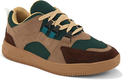 John Karsun Sneakers For Men(Maroon, Brown , 10)