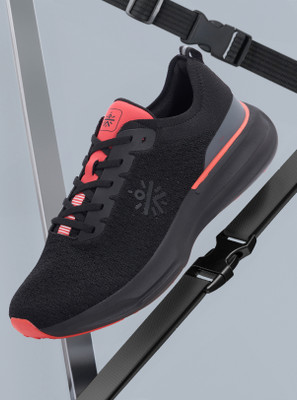 Cult Versa Fly Running Shoes, Engineered Knit, Arch Support,Enhanced Cushioning Walking Shoes For Men(Black, Grey , 7)