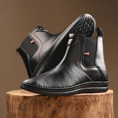 Men's Avenue EXCLUSIVE BOOTS (Black) Boots For Men(Black)