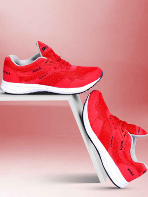 Sega Star Impact Multi purpose New Red Walking Shoes For Men(Red , 7)