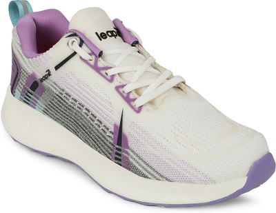 LIBERTY Leap7x STELLA Lacing Sports Shoes With EVA Sole | Suitable For Walking,Jogging & Running Shoes For Women(Purple , 6)
