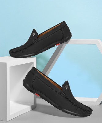 Red Beast Loafers for Men ( Black 07 ) Loafers For Men(Black , 7)