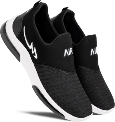 KAVIYAA MERCHANTS Men’s Sports Shoes – Stylish & Lightweight for Active Wear Casuals For Men(Black , 6)