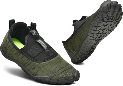 Impakto AS3201 Barefoot Shoes For Men(Olive , 7)