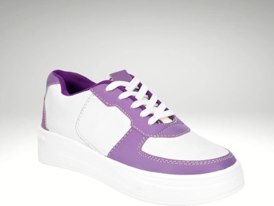 KILLER Sneakers For Women(Purple, White , 4)