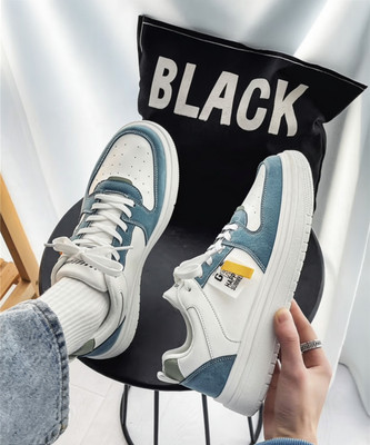 Labbin Casual Sneakers Outdoor White Shoes For Boys And Men Sneakers For Men(Blue, White , 6)