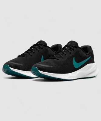 NIKE Revolution 7 Running Shoes For Men(Black , 8)