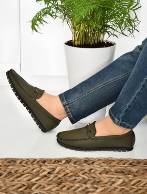 KILLER Loafer Shoes for Men | Stylish, Durable & Comfortable Casual Footwear Loafers For Men(Green , 10)