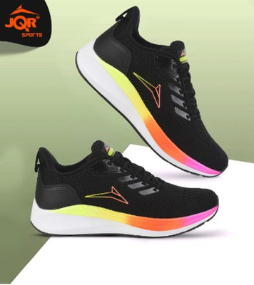 JQR ZOOM Sports shoes, Walking, Trendy, Lightweight, Comfortable, Trekking, Stylish Running Shoes For Men(Black , 7)