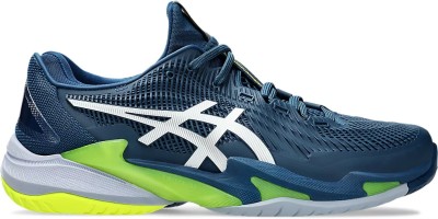 Asics COURT FF 3 Tennis Shoes For Men(Blue , 7)